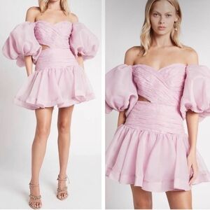 aje oasis cut out mini dress Aje Oasis Cut-out Mini by Aje
